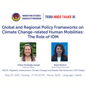 2025.05.20_TEDÜ Göç Çalışmaları MIGS TALKS XI - Gökçe Yörükoğlu Sungar ve Büşra Bozkurt