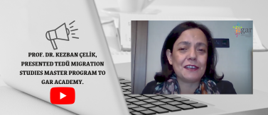 TEDU Migration Studies was on the Migration Research Association Youtube Channel